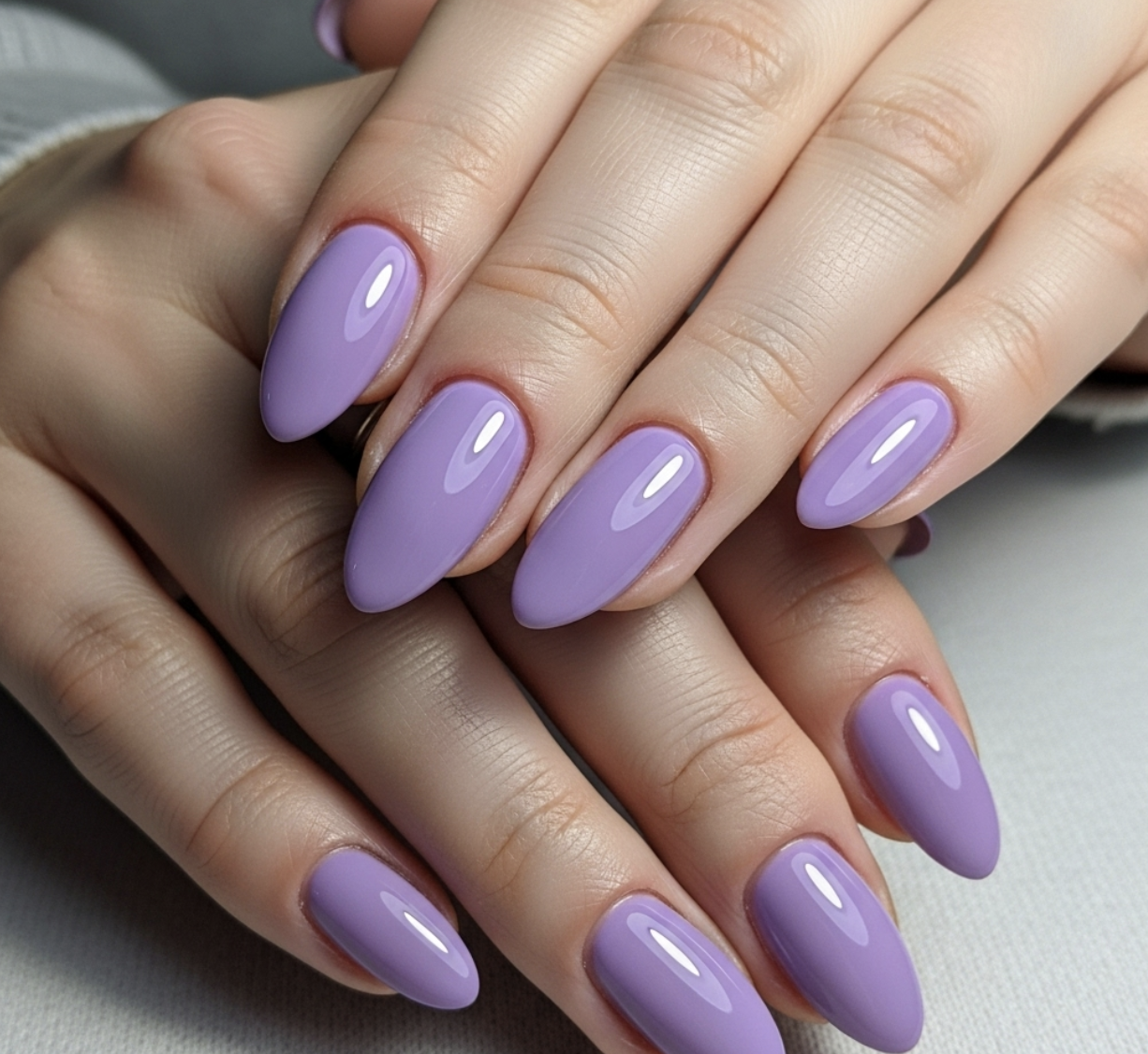 Applying gel polish and curing under UV light